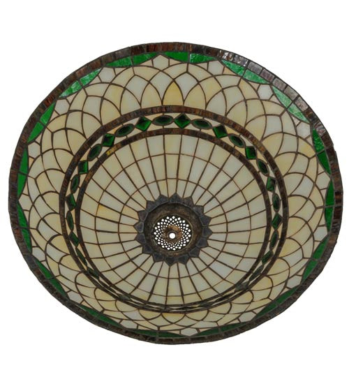 Meyda Lighting Tiffany Roman 24" Multi-Colored Stained Shade Glass
