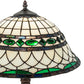 Meyda Lighting Tiffany Roman 253640 23" Mahogany Bronze Table Lamp With Multi-Colored Shade Glass