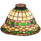 Meyda Lighting Tiffany Roman 8" Multi-Colored Stained Shade Glass