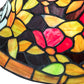 Meyda Lighting Tiffany Rosebush 12" Multi-Colored Shade Glass