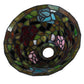 Meyda Lighting Tiffany Rosebush 12" Multi-Colored Shade Glass