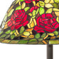 Meyda Lighting Tiffany Rosebush 229110 62" 3-Light Mahogany Bronze Floor Lamp With Multi-Colored Shade Glass
