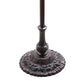 Meyda Lighting Tiffany Rosebush 62" 3-Light Mahogany Bronze Floor Lamp With Multi-Colored Shade Glass