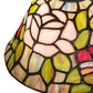 Meyda Lighting Tiffany Rosebush 8" Multi-Colored Shade Glass