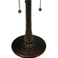 Meyda Lighting Tiffany Tree 23" 3-Light Mahogany Bronze Table Lamp Base