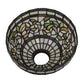 Meyda Lighting Tiffany Turning Leaf 8" Multi-Colored Shade Glass