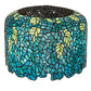 Meyda Lighting Tiffany Wisteria 18" Blue & Teal Shade Glass