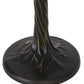 Meyda Lighting Tiffany Wisteria 29" 3-Light Mahogany Bronze Table Lamp With Green Shade Glass