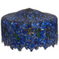 Meyda Lighting Tiffany Wisteria 30" Multi-Colored Shade Glass