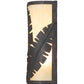 Meyda Lighting Tiki 5" 2-Light Gilded Tobacco Wall Sconce With Beige Botticino Idalight Shade Glass