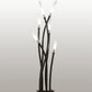 Meyda Lighting Titicaca 42" 6-Light Oil Rubbed Bronze Table Lamp With Contrail Mist Idalight Shade