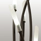 Meyda Lighting Titicaca 42" 6-Light Oil Rubbed Bronze Table Lamp With Contrail Mist Idalight Shade