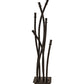 Meyda Lighting Titicaca 42" 6-Light Oil Rubbed Bronze Table Lamp With Contrail Mist Idalight Shade