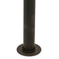 Meyda Lighting Tobago 17" Oil Rubbed Bronze Bar Top Lamp With Beige Natural Grass Cloth Shade