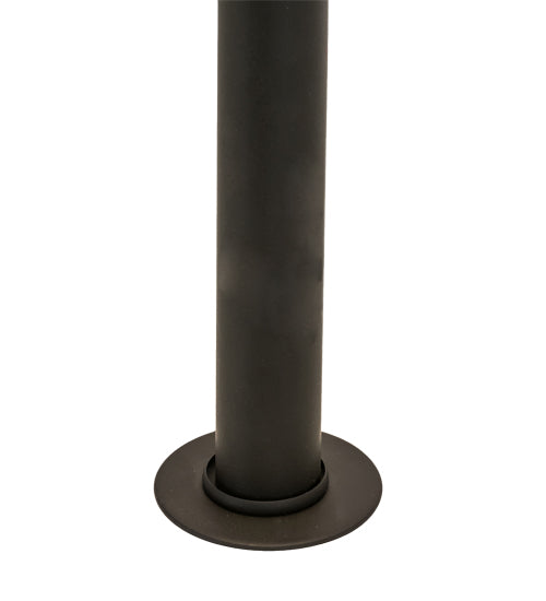 Meyda Lighting Tobago 17" Oil Rubbed Bronze Bar Top Lamp With Beige Natural Grass Cloth Shade