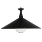Meyda Lighting Toledo 39" Industrial Black Pendant Light With Clear Shade Glass