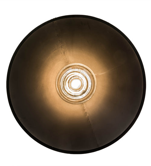 Meyda Lighting Toledo 39" Industrial Black Pendant Light With Clear Shade Glass