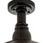 Meyda Lighting Toledo 39" Industrial Black Pendant Light With Clear Shade Glass