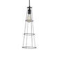 Meyda Lighting Tomato 6" Galvanized & Solar Black Golpe Pendant Light