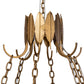 Meyda Lighting Tonga 65" 12-Light Gold Metallic Chandelier