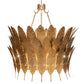 Meyda Lighting Tonga 65" 12-Light Gold Metallic Chandelier
