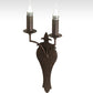 Meyda Lighting Torsade 195109 10" 2-Light Gilded Tobacco Wall Sconce