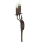 Meyda Lighting Torsade 195109 10" 2-Light Gilded Tobacco Wall Sconce