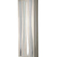Meyda Lighting Tortuga Luna 10" LED Brushed Stainless Steel Wall Sconce With Orange Mist Shade