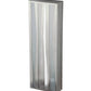 Meyda Lighting Tortuga Luna 10" LED Brushed Stainless Steel Wall Sconce With Orange Mist Shade
