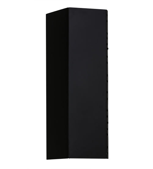 Meyda Lighting Tortuga Luna 10" LED Solar Black Wall Sconce