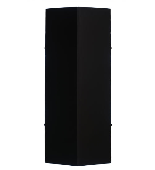 Meyda Lighting Tortuga Luna 10" LED Solar Black Wall Sconce