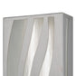 Meyda Lighting Tortuga Luna 10" LED Stainless Steel Wall Sconce With Mist Frosted Shade Glass