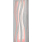 Meyda Lighting Tortuga Luna 10" LED Stainless Steel Wall Sconce With Mist Frosted Shade Glass