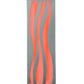 Meyda Lighting Tortuga Luna 10" LED Stainless Steel Wall Sconce With Mist Frosted Shade Glass