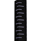 Meyda Lighting Tortuga Luna 12" LED Textured Black Wall Sconce
