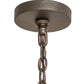 Meyda Lighting Toscano 48" 15-Light 2-Tier Gilded Tobacco Chandelier With Cream Silk Pleated Fabric Shade