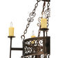 Meyda Lighting Toscano 48" 15-Light 2-Tier Mahogany Bronze Chandelier