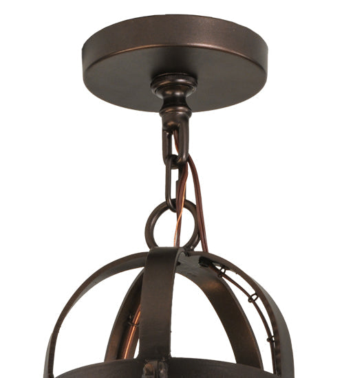 Meyda Lighting Toscano 48" 15-Light 2-Tier Mahogany Bronze Chandelier