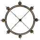 Meyda Lighting Toscano 48" 8-Light Antique Black Chandelier With Ivory Faux Candlelight