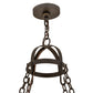 Meyda Lighting Toscano 48" 8-Light Copper Rust Chandelier