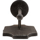 Meyda Lighting Toscano 5" Antique Iron Gate Wall Sconce With Ivory Faux Candlelight