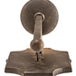 Meyda Lighting Toscano 5" Chestnut Wall Sconce With Ivory Faux Candlelight