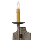 Meyda Lighting Toscano 5" Corinth Wall Sconce With Ivory Faux Candlelight