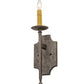 Meyda Lighting Toscano 5" Corinth Wall Sconce With Ivory Faux Candlelight