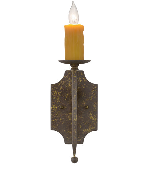 Meyda Lighting Toscano 5" Pompeii Gold Wall Sconce