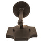 Meyda Lighting Toscano 5" Timeless Bronze Wall Sconce With Ivory Faux Candlelight