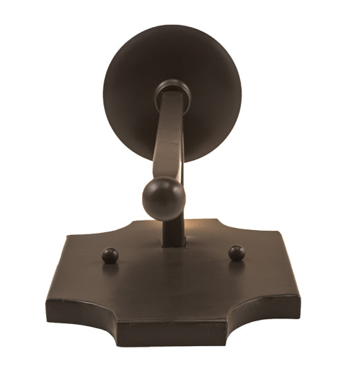 Meyda Lighting Toscano 5" Timeless Bronze Wall Sconce With Ivory Faux Candlelight
