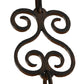 Meyda Lighting Toscano 72" 12-Light Classic Rust Chandelier With Ivory Faux Candlelight