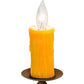 Meyda Lighting Toscano 9" 2-Light Cajun Spice Wall Sconce With Amber Faux Candlelight