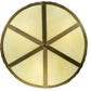Meyda Lighting Train 16" 3-Light Antique Copper Flush Mount Light With Honey Onyx Acrylic Shade